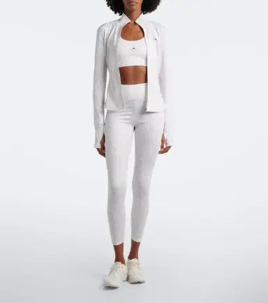 adidas by Stella McCartney Logo leopard-print sports bra | Thumbnail 2
