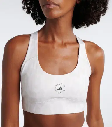 adidas by Stella McCartney Logo leopard-print sports bra | Thumbnail 4