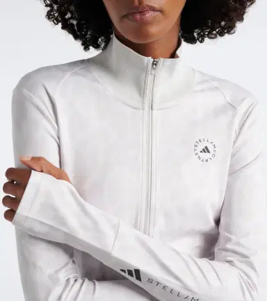 adidas by Stella McCartney Logo leopard-print jacket | Thumbnail 2 adidas by Stella McCartney Logo leopard-print jacket | Thumbnail 2