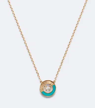 Piaget Possession Vibrant Palace 18kt rose gold necklace with turquoise and diamond | Thumbnail 3 Piaget Possession Vibrant Palace 18kt rose gold necklace with turquoise and diamond | Thumbnail 3