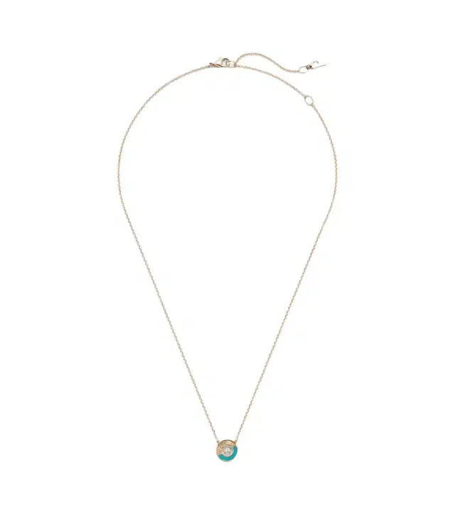 Piaget Possession Vibrant Palace 18kt rose gold necklace with turquoise and diamond