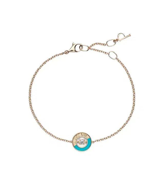 Piaget Possession Vibrant Palace 18kt rose gold bracelet with turquoise and diamond
