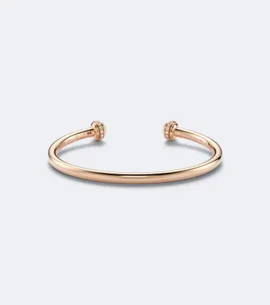 Piaget Posession 18kt rose gold cuff bracelet with mother-of-pearl and diamonds | Thumbnail 5