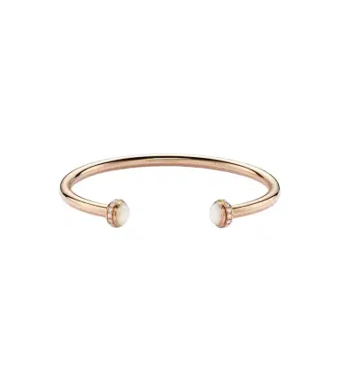 Piaget Posession 18kt rose gold cuff bracelet with mother-of-pearl and diamonds | Thumbnail 1