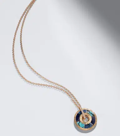 Piaget Possession Decor Palace 18kt rose gold pendant necklace with gemstones | Thumbnail 3 Piaget Possession Decor Palace 18kt rose gold pendant necklace with gemstones | Thumbnail 3