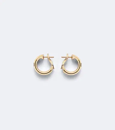 Piaget Possession Decor Palace 18kt rose gold hoop earrings with diamonds | Thumbnail 2 Piaget Possession Decor Palace 18kt rose gold hoop earrings with diamonds | Thumbnail 2