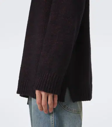 Maison Margiela Cotton and wool-blend sweater | Thumbnail 7 Maison Margiela Cotton and wool-blend sweater | Thumbnail 7