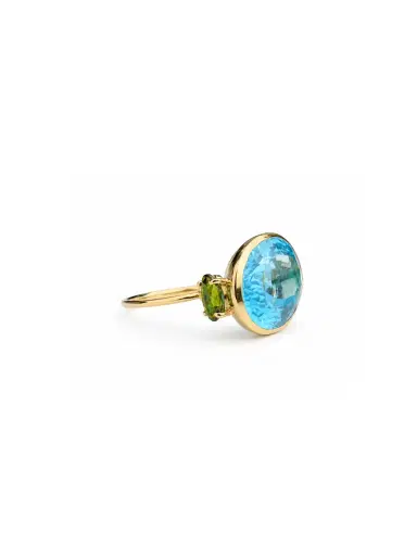 Wish Fine Jewelry 18.122ct Tourmaline Topaz 18K Gold Cocktail Ring | Thumbnail 2