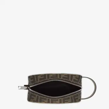 Fendi Small Ff Jacquard Toiletry Case | Thumbnail 3 Fendi Small Ff Jacquard Toiletry Case | Thumbnail 3
