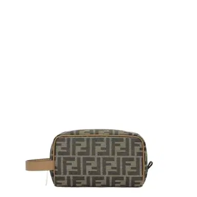 Fendi Small Ff Jacquard Toiletry Case | Thumbnail 1 Fendi Small Ff Jacquard Toiletry Case | Thumbnail 1