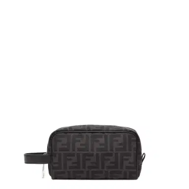 Fendi Small Ff Jacquard Toiletry Case | Thumbnail 1 Fendi Small Ff Jacquard Toiletry Case | Thumbnail 1