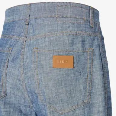 Fendi Five-pocket Bermuda shorts with a relaxed fit | Thumbnail 3