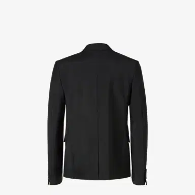Fendi Tailored-style single-breasted slim-fit jacket with | Thumbnail 2 Fendi Tailored-style single-breasted slim-fit jacket with | Thumbnail 2