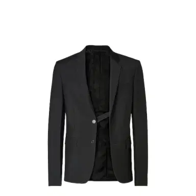 Fendi Tailored-style single-breasted slim-fit jacket with | Thumbnail 1 Fendi Tailored-style single-breasted slim-fit jacket with | Thumbnail 1