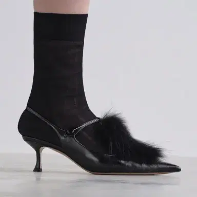 Fendi Short socks made from lightweight yellow ribbed cotton | Thumbnail 3 Fendi Short socks made from lightweight yellow ribbed cotton | Thumbnail 3