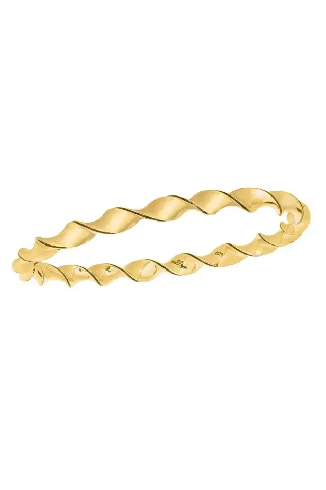 CICADA Black Enamel Twist Bracelet