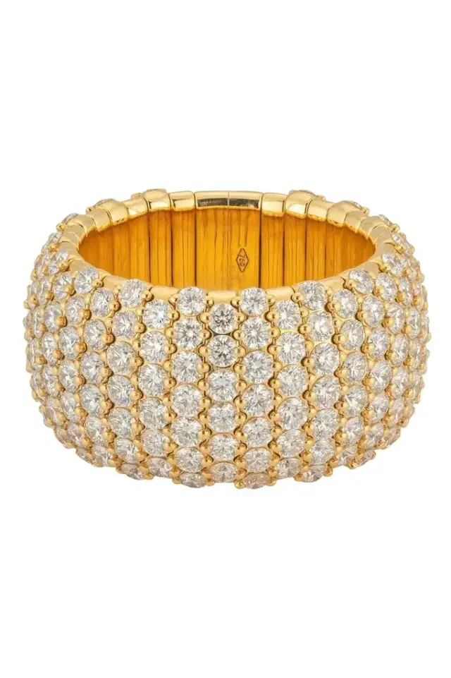 Diamond Domed Stretch Ring