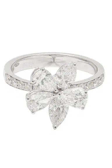 Zydo Diamond Flower Ring | Thumbnail 1