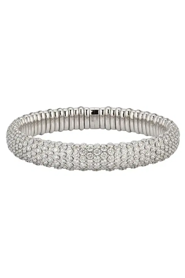 Zydo Diamond Medium Domed Stretch Bracelet