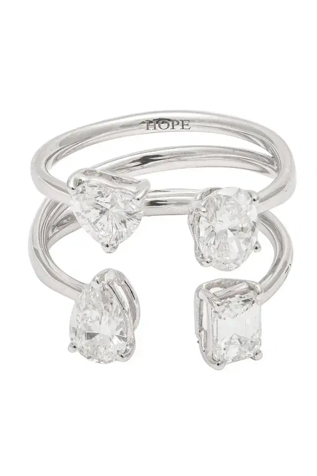 Zydo Diamond Open Hope Ring