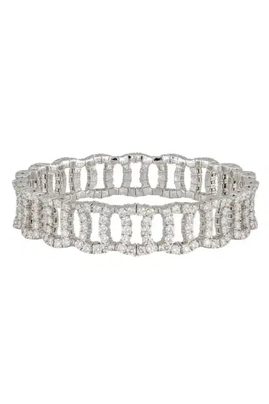Zydo Diamond Parenthesis Stretch Bracelet | Thumbnail 1 Zydo Diamond Parenthesis Stretch Bracelet | Thumbnail 1