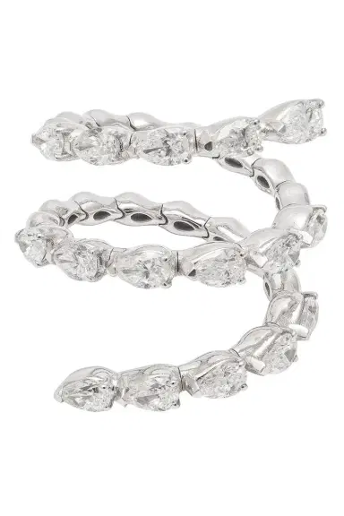 Zydo Diamond Pear Cut Spiral Ring | Thumbnail 1