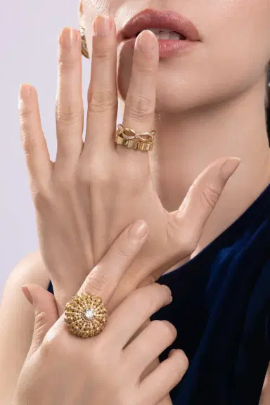 CICADA Diamond Ridge Band Ring | Thumbnail 4