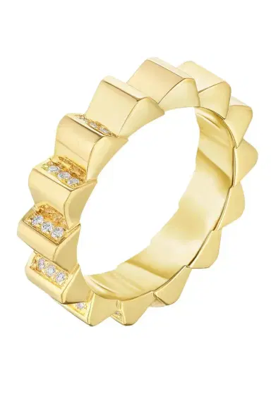 CICADA Diamond Ridge Band Ring | Thumbnail 5