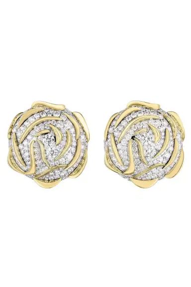 CICADA Diamond Rose Earrings | Thumbnail 1