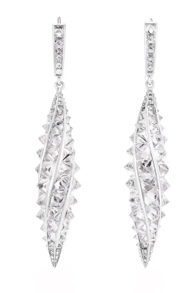 CICADA Diamond Twist Earrings