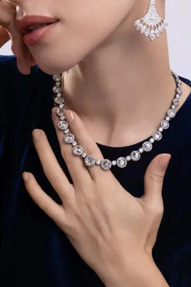CICADA Rosecut Diamond Necklace | Thumbnail 3