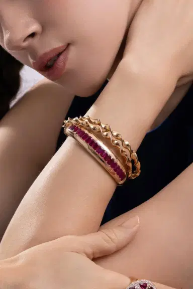 CICADA Ruby Bangle Bracelet | Thumbnail 2