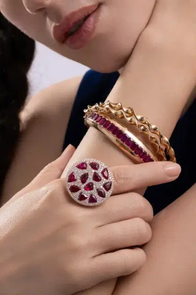 CICADA Ruby Bangle Bracelet | Thumbnail 1