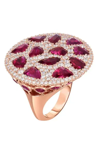 CICADA Ruby Diamond Cobblestone Ring | Thumbnail 1