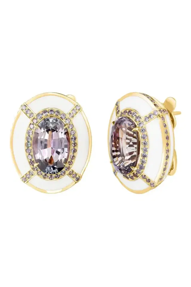 CICADA Tanzanite Lavendar Sapphire Candy Earrings