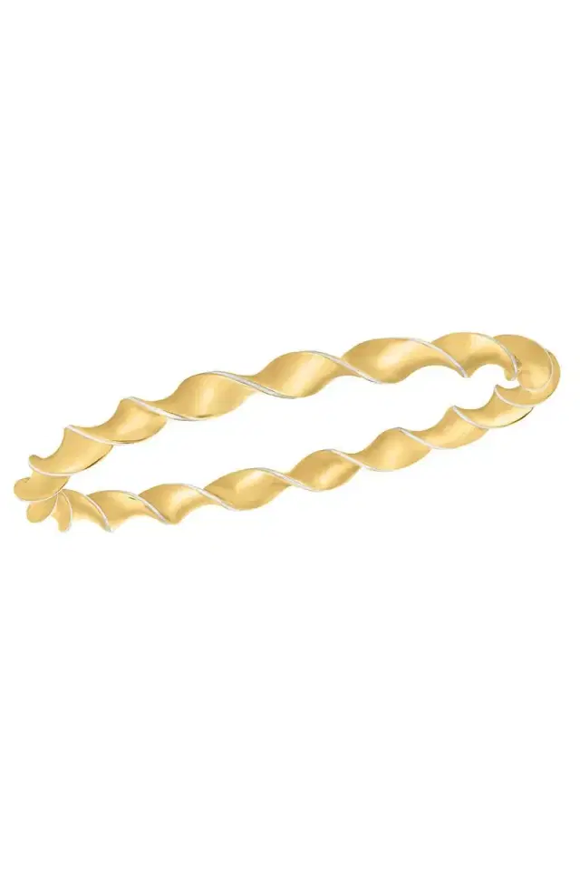 CICADA White Enamel Twist Bracelet