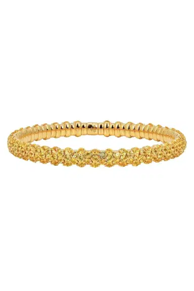 Zydo Yellow Sapphire Slim Domed Stretch Bracelet | Thumbnail 1 Zydo Yellow Sapphire Slim Domed Stretch Bracelet | Thumbnail 1