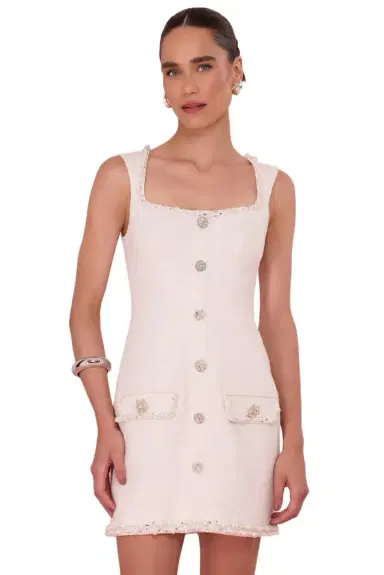 PatBo TWEED ELSA MINI DRESS | Thumbnail 1