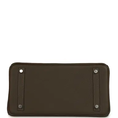 HERMÈS Hermes Birkin 30 Vert Loden Togo Palladium Hardware | Thumbnail 6