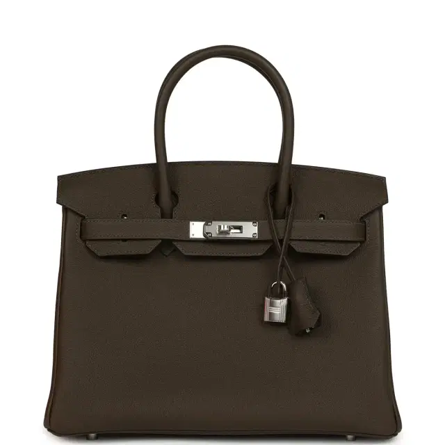 HERMÈS Hermes Birkin 30 Vert Loden Togo Palladium Hardware