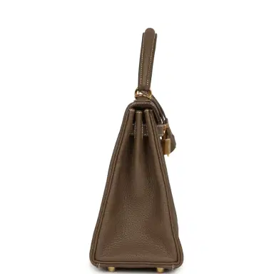 HERMÈS Hermes Kelly Retourne 25 Etoupe Togo Gold Hardware | Thumbnail 3 HERMÈS Hermes Kelly Retourne 25 Etoupe Togo Gold Hardware | Thumbnail 3