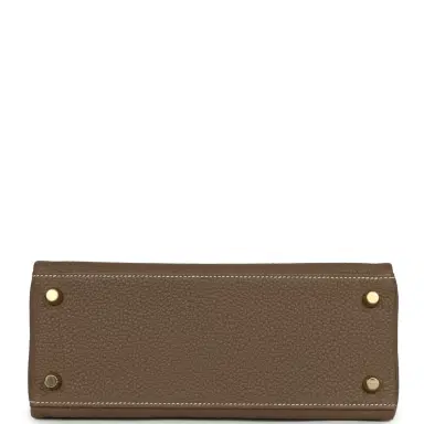 HERMÈS Hermes Kelly Retourne 25 Etoupe Togo Gold Hardware | Thumbnail 6 HERMÈS Hermes Kelly Retourne 25 Etoupe Togo Gold Hardware | Thumbnail 6