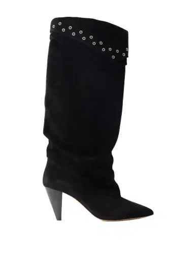 Isabel Marant Lezra Embellished Suede Ankle Boots | Thumbnail 1 Isabel Marant Lezra Embellished Suede Ankle Boots | Thumbnail 1