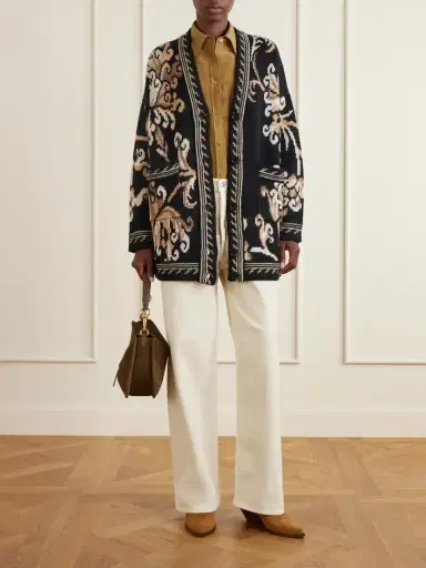 Etro Jacquard-knit Wool Cardigan | Thumbnail 2 Etro Jacquard-knit Wool Cardigan | Thumbnail 2