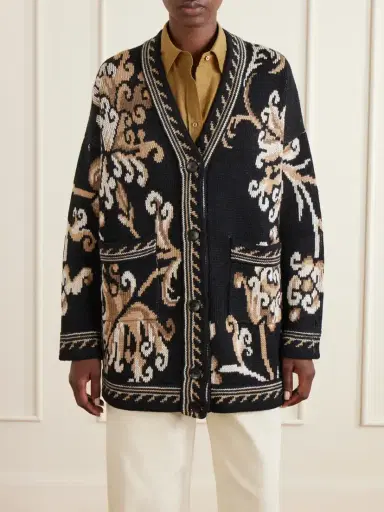 Etro Jacquard-knit Wool Cardigan | Thumbnail 3 Etro Jacquard-knit Wool Cardigan | Thumbnail 3