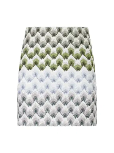 Missoni Striped Metallic Crochet-knit Mini Skirt | Thumbnail 1