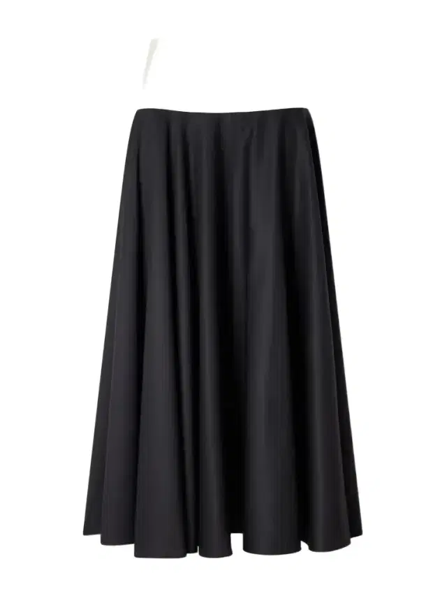 Abadia Pleated Cotton-poplin Midi Skirt