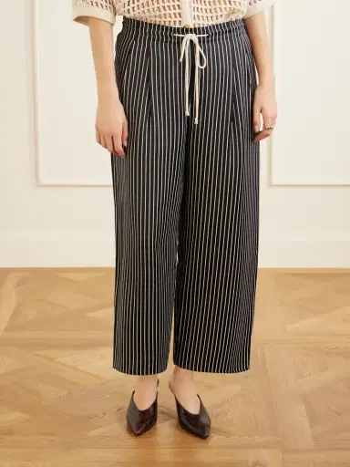 Maria McManus Balloon Drawstring Habotai Wide-leg Pants | Thumbnail 3 Maria McManus Balloon Drawstring Habotai Wide-leg Pants | Thumbnail 3