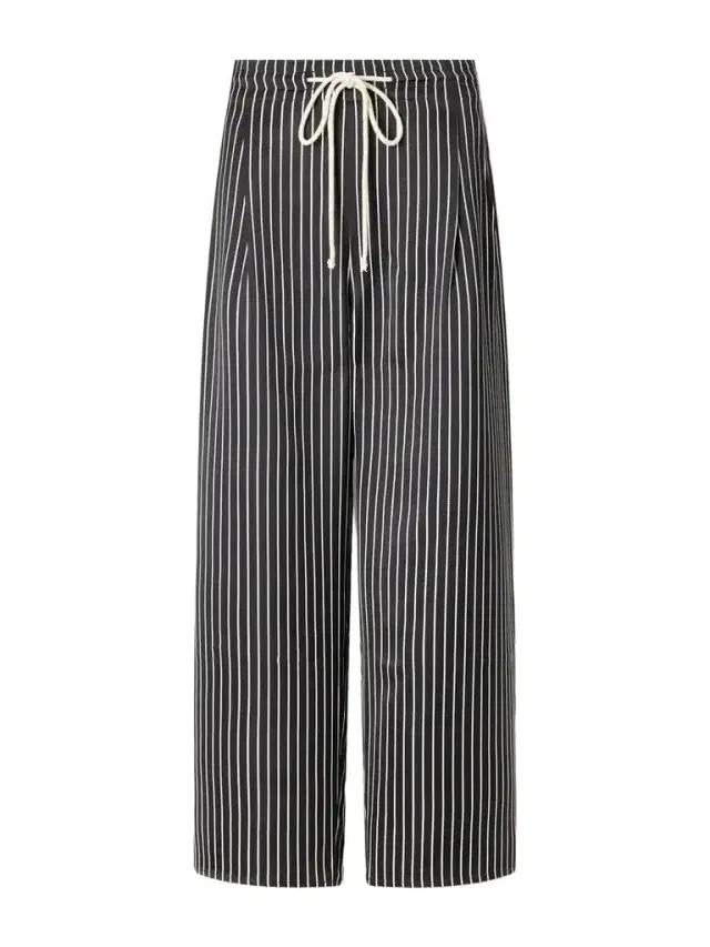 Maria McManus Balloon Drawstring Habotai Wide-leg Pants
