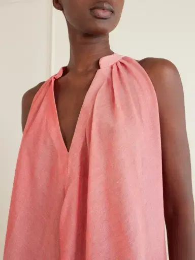 Marrakshi Life The Halter Cotton Maxi Dress | Thumbnail 4